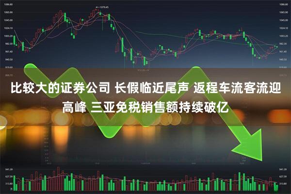 比较大的证券公司 长假临近尾声 返程车流客流迎高峰 三亚免税销售额持续破亿